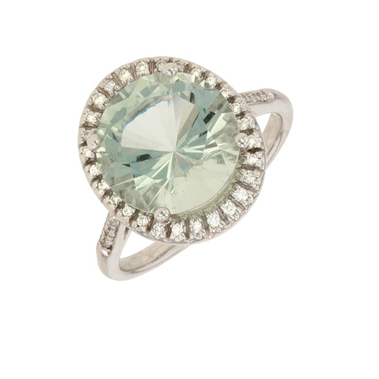 Acheter Bague MAUBOUSSIN prasiolite 4.29 carats et diamants 0.17 carat Comme neuf - 1000,00 € Bague MAUBOUSSIN prasiolite 4.29 carats et diamants 0.17 carat Comme neuf - reconditionné disponible sur Gemme Les Bijoux